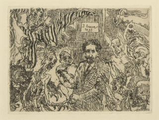 James Ensor - Démons me turlupinant (T., E. 92)