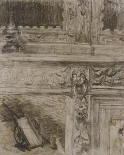 James Ensor - Détails de placard et brouette