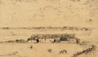 James Ensor - Ferme flamande. 1888.