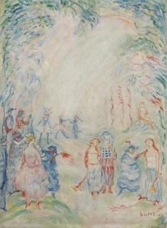 James Ensor - Figures Fleuries