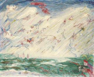 James Ensor - La charge des Walkyries