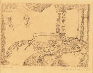 James Ensor - La luxure, from Sept péchés capitaux (Lust, from the Seven Deadly Sins)