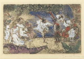 James Ensor - Le Bal fantastique (T., E. 75)