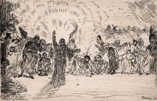 James Ensor - Le Christ Aux Mendiants (T. 102)