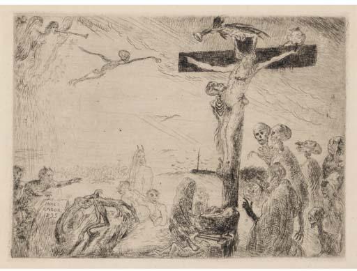 James Ensor - Le Christ tourmenté par les demons (Taevernier 94)