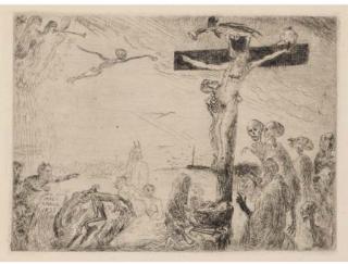James Ensor - Le Christ tourmenté par les demons (Taevernier 94)