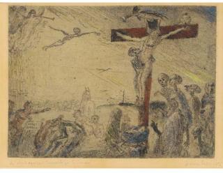 James Ensor - Le Christ tourmenté par les démons (Taevernier 94)