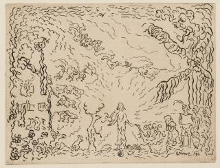 James Ensor - Le diable au Moulin, 1934