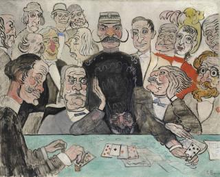 James Ensor - Les joueurs