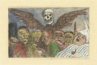 James Ensor - Les Péchés Capitaux dominés par la Mort, from Les Péchés Capitaux (D., T. 126; E. 131)