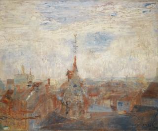 James Ensor - Les Toits D\'Ostende