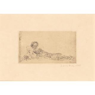 James Ensor - My Portrait in 1960