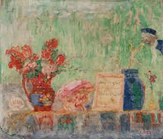 James Ensor - Nature Morte Au Livre De Jean Teugels