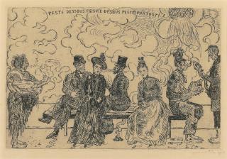 James Ensor - Peste dessous, Peste dessus, Peste partout (Elesh 132)
