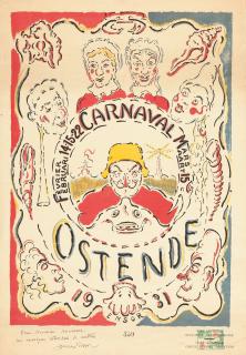 James Ensor - Plakat: Carnaval Ostende