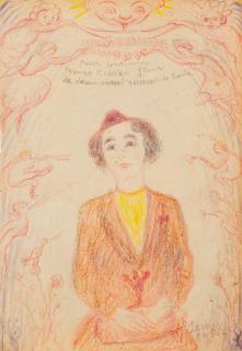 James Ensor - Portrait de Yvonne Kieken