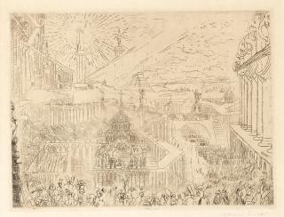James Ensor - Prise d\'une Ville Étrange