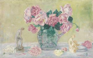 James Ensor - Roses et tanagras