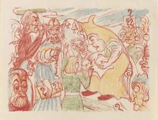 James Ensor - Scènes de la Vie du Christ, Galerie Giroux, Brussels, 1921 (T. 139; E. 141)