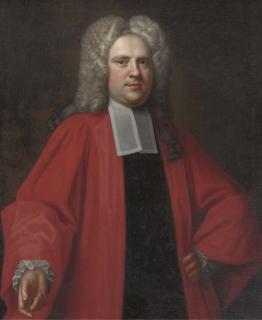 James Fellowes - Portrait of Thomas Aldersey of Aldersey (1634-1715), three-quarter-length, in barristers robes