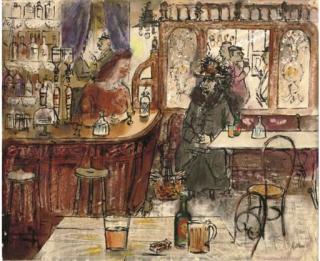 James Fitton, R.A. - The Public Bar