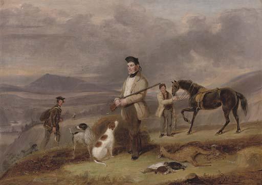 James Forbes - Mr Grant shooting near Rothes, on the Spey
