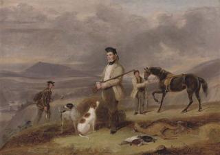 James Forbes - Mr Grant shooting near Rothes, on the Spey