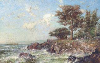 James Gale Tyler - Indian Summer At Newport Beach