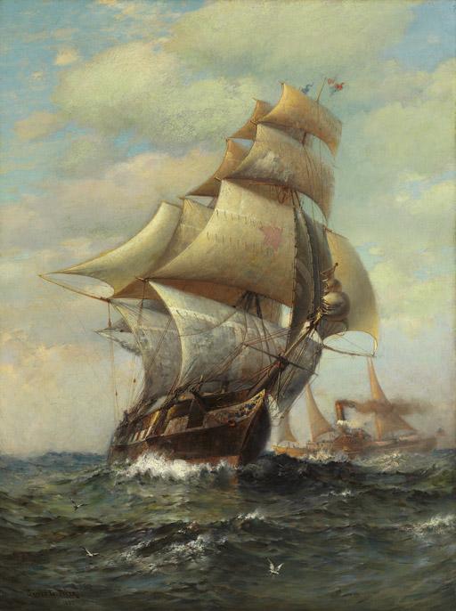 James Gale Tyler - Sails & Steam, 1888