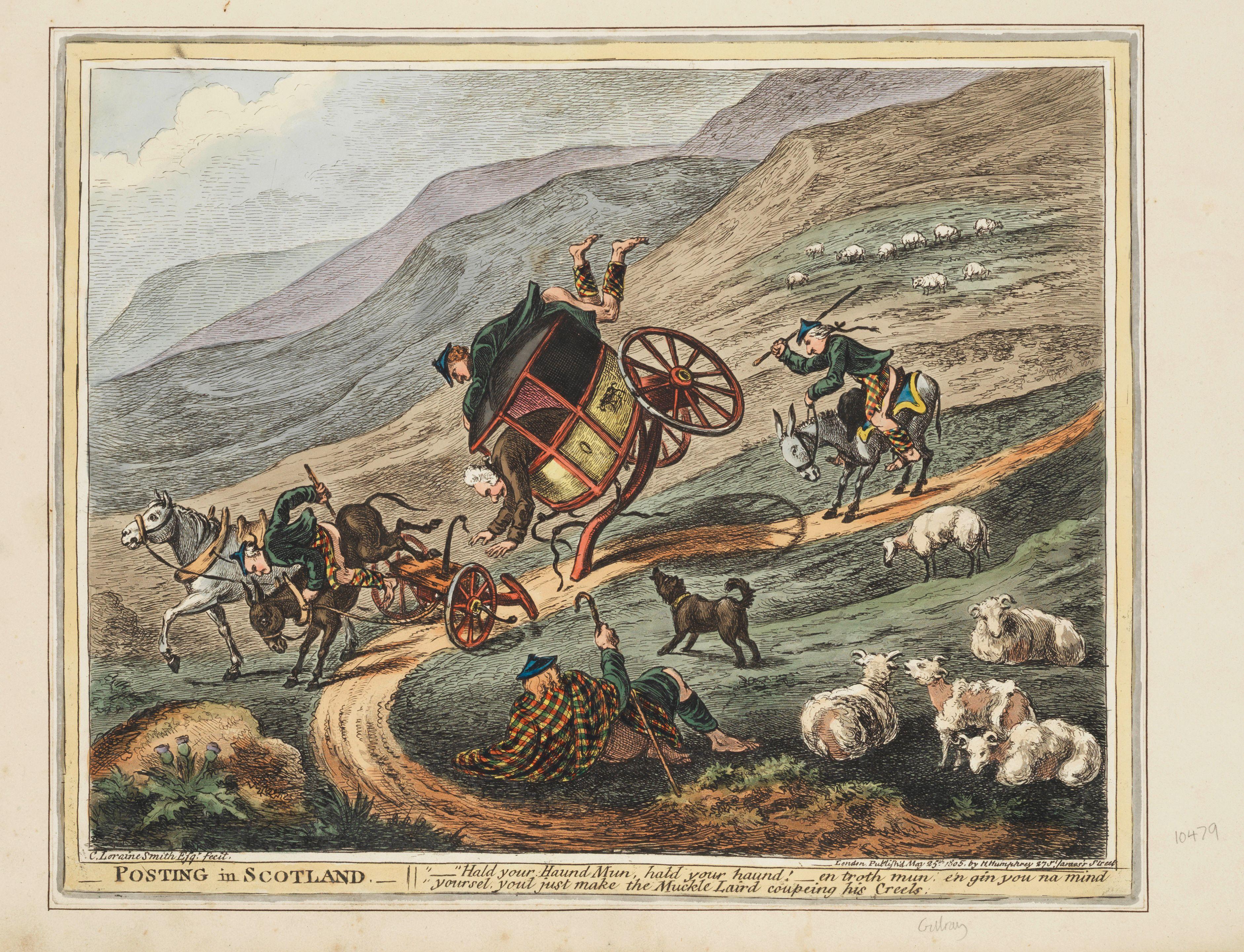 James Gillray - Posting in Scotland