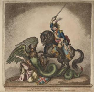 James Gillray - St George and the Dragon