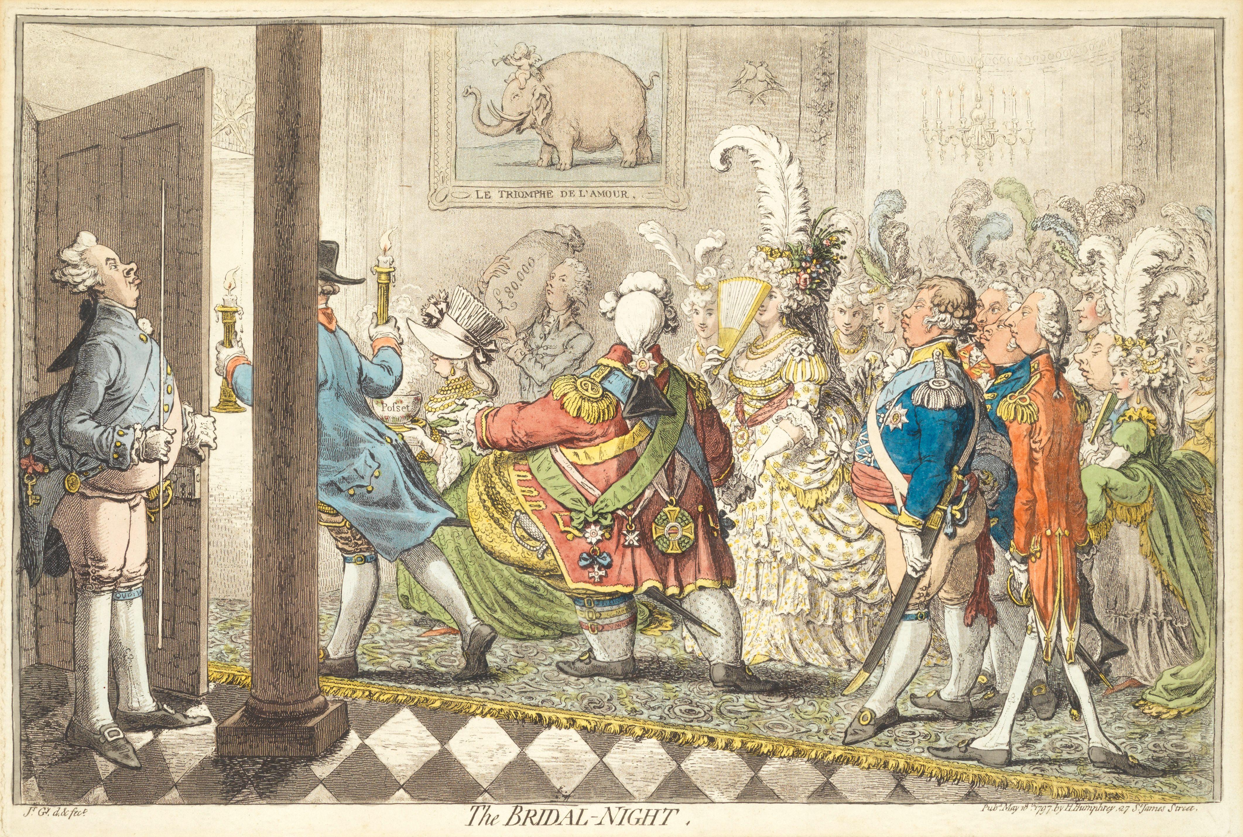 James Gillray - The Bridal-Night
