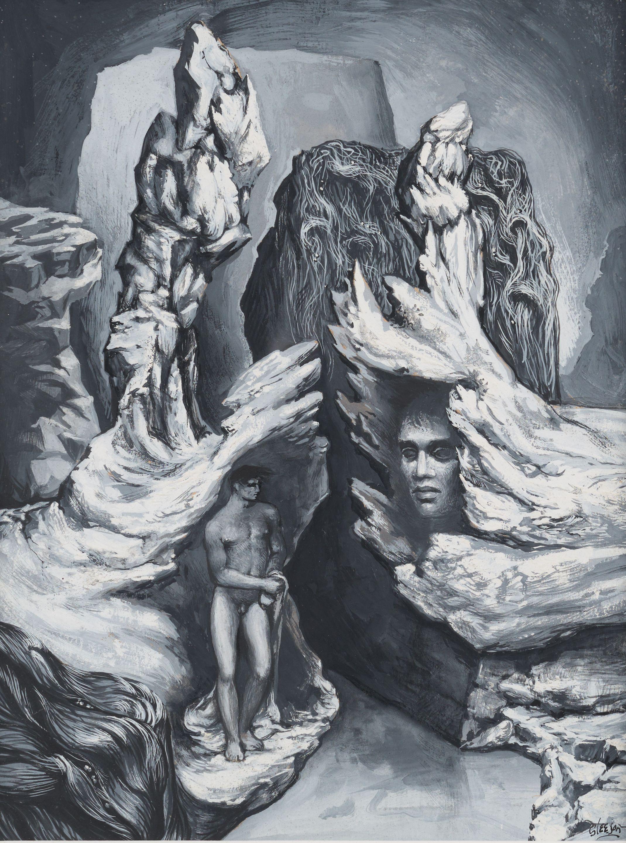 James Gleeson - Study for the Nerve Garden, c. 1946