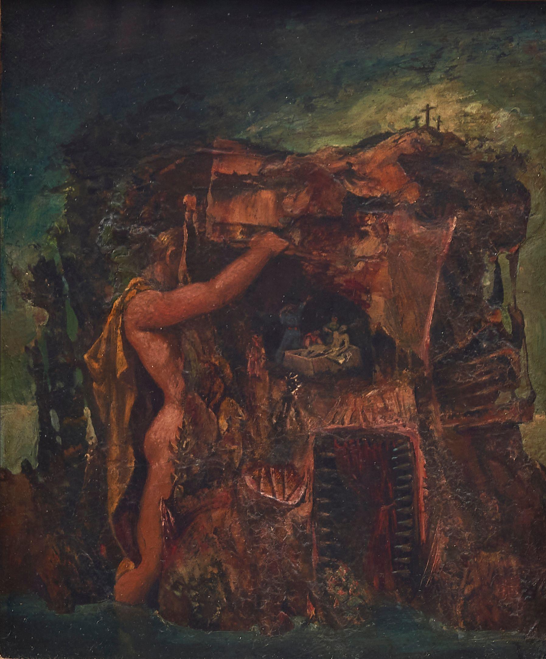 James Gleeson - The Entombment, 1952