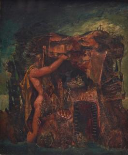 James Gleeson - The Entombment, 1952