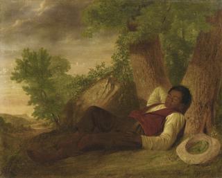James Goodwyn Clonney - Boy Asleep At The Base Of A Tree