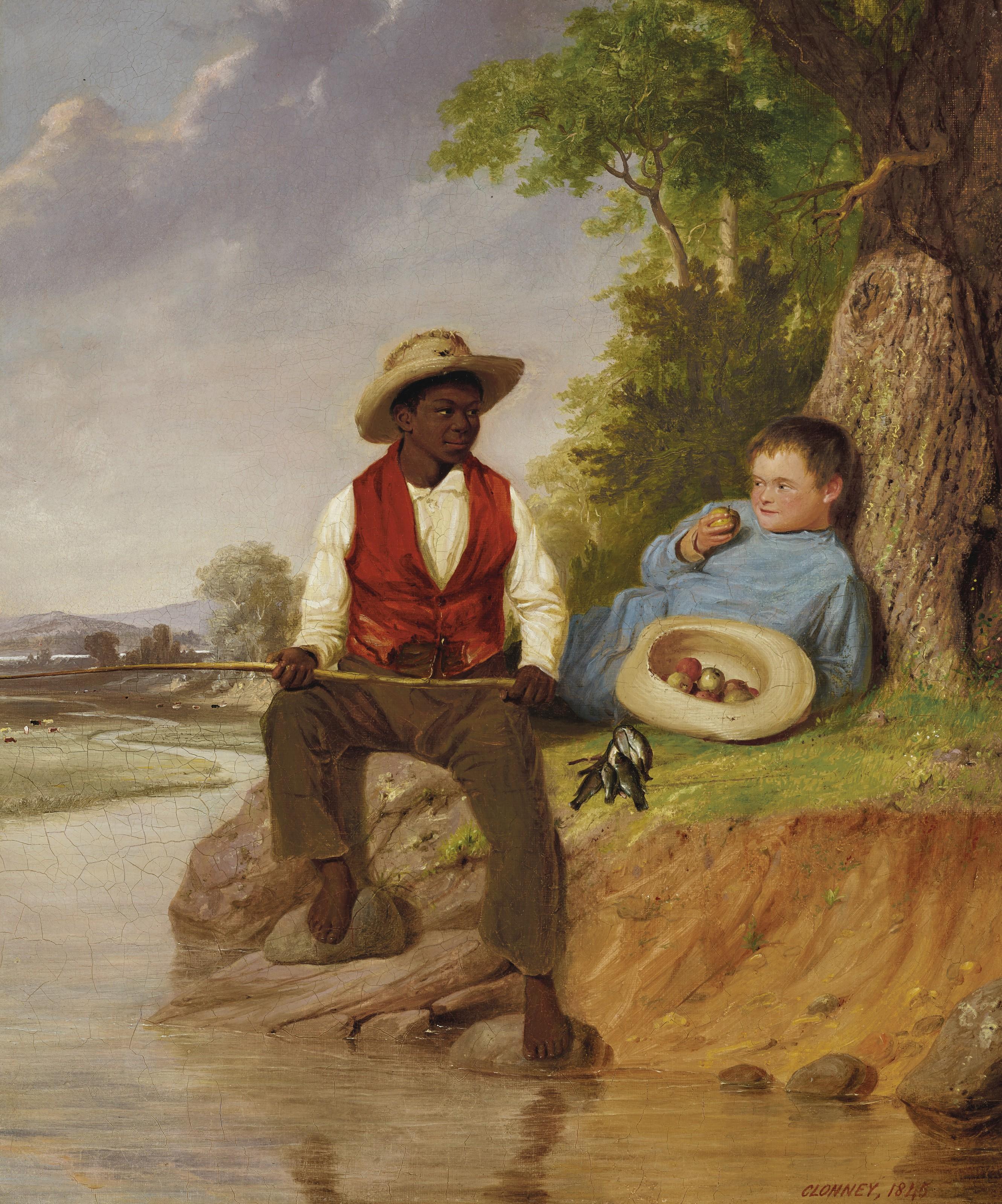 James Goodwyn Clonney - Boy Fishing