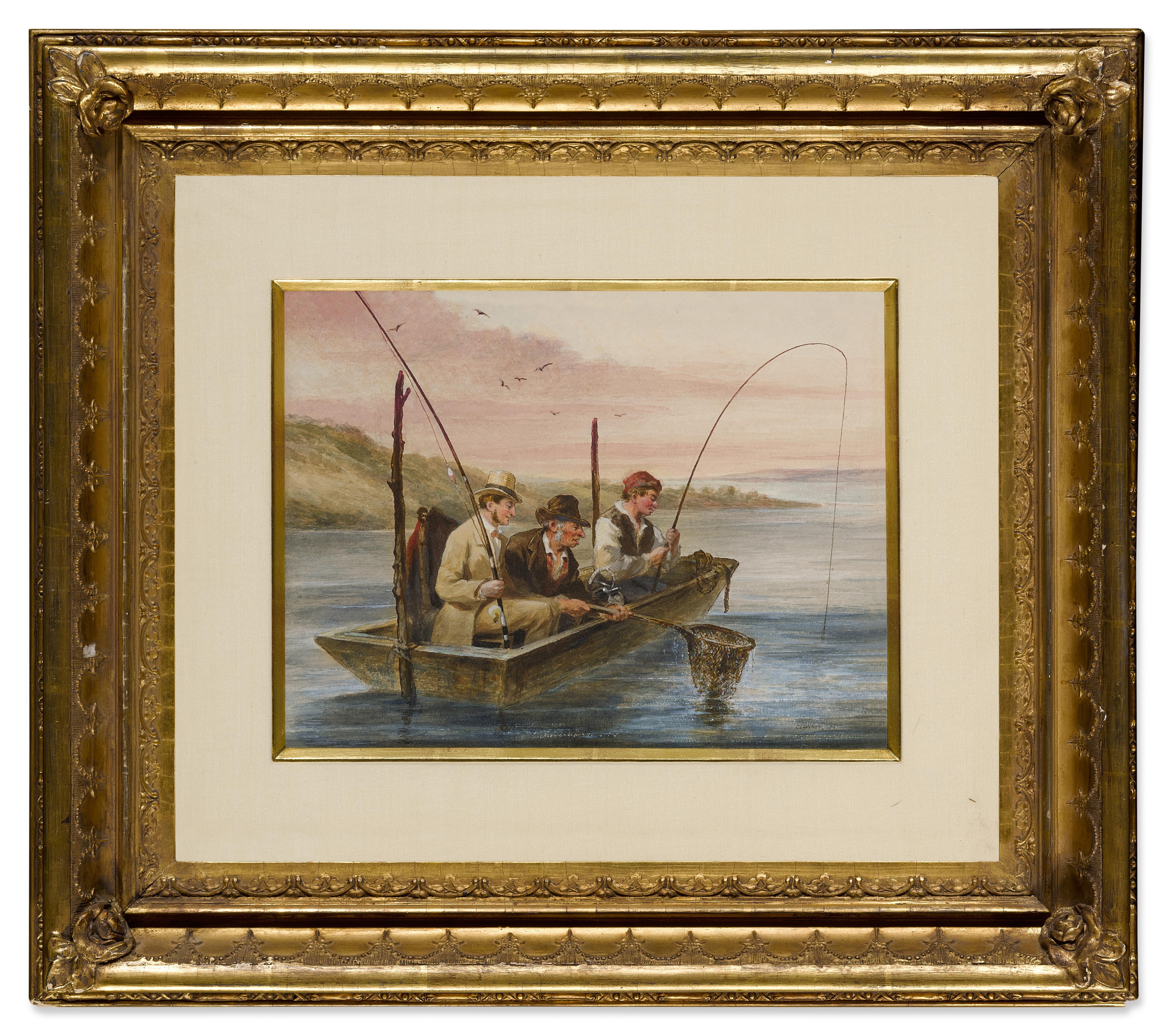 James Goodwyn Clonney - Fishing on the Hudson