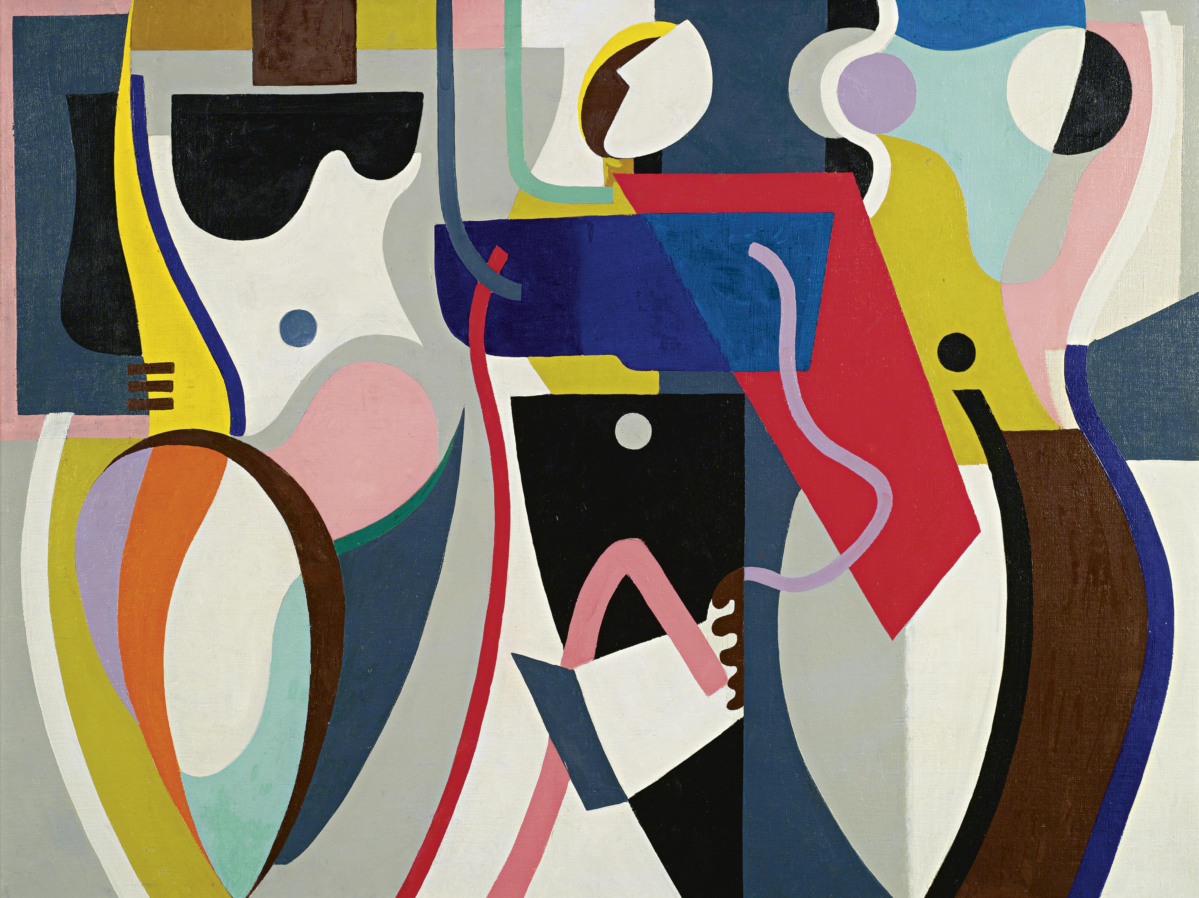 James Guy - Abstraction:  Two Nudes