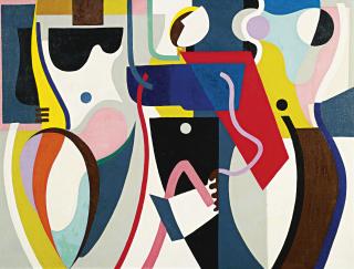 James Guy - Abstraction:  Two Nudes