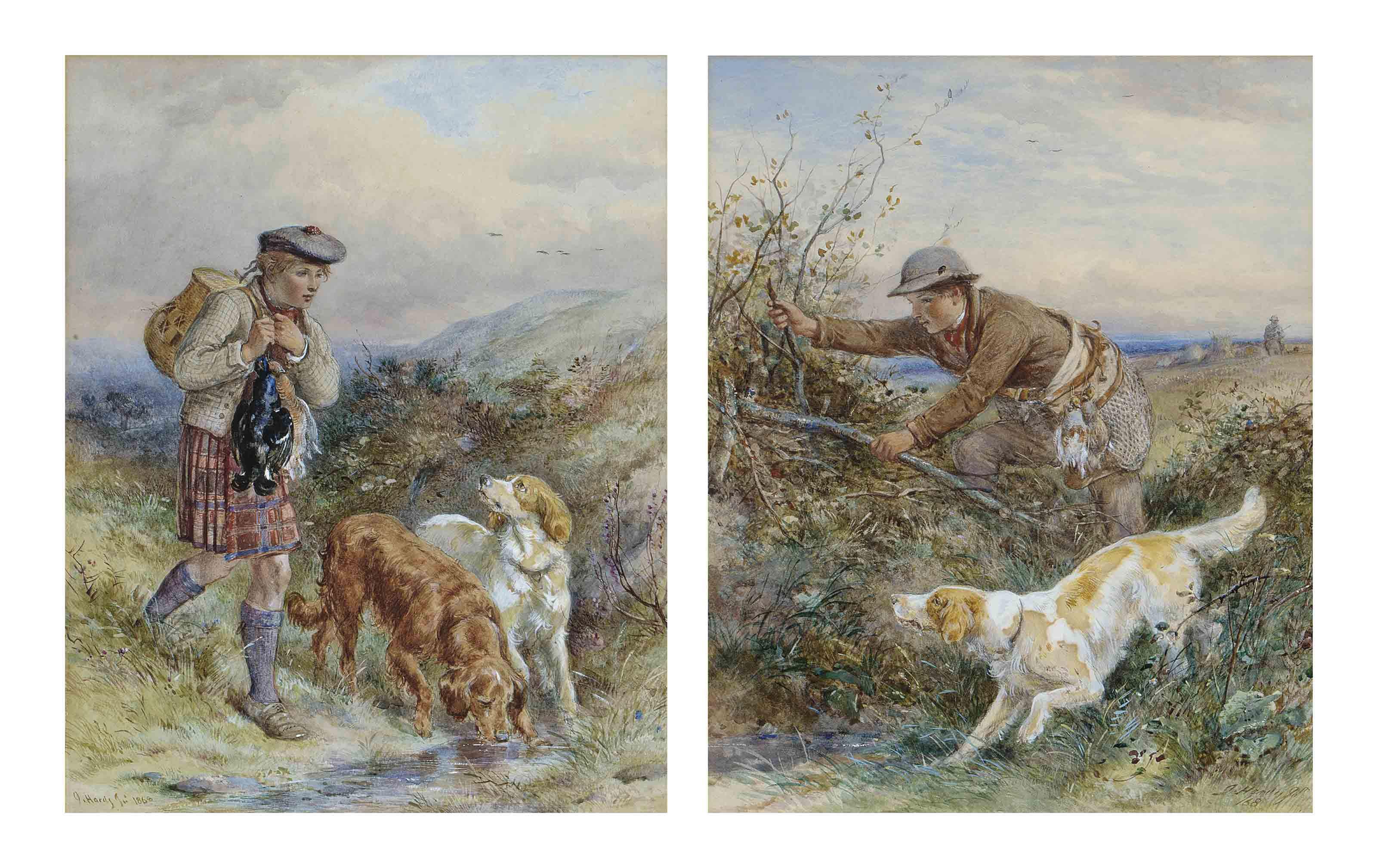 James Hardy, Jnr - After the shoot; and The missing partridge