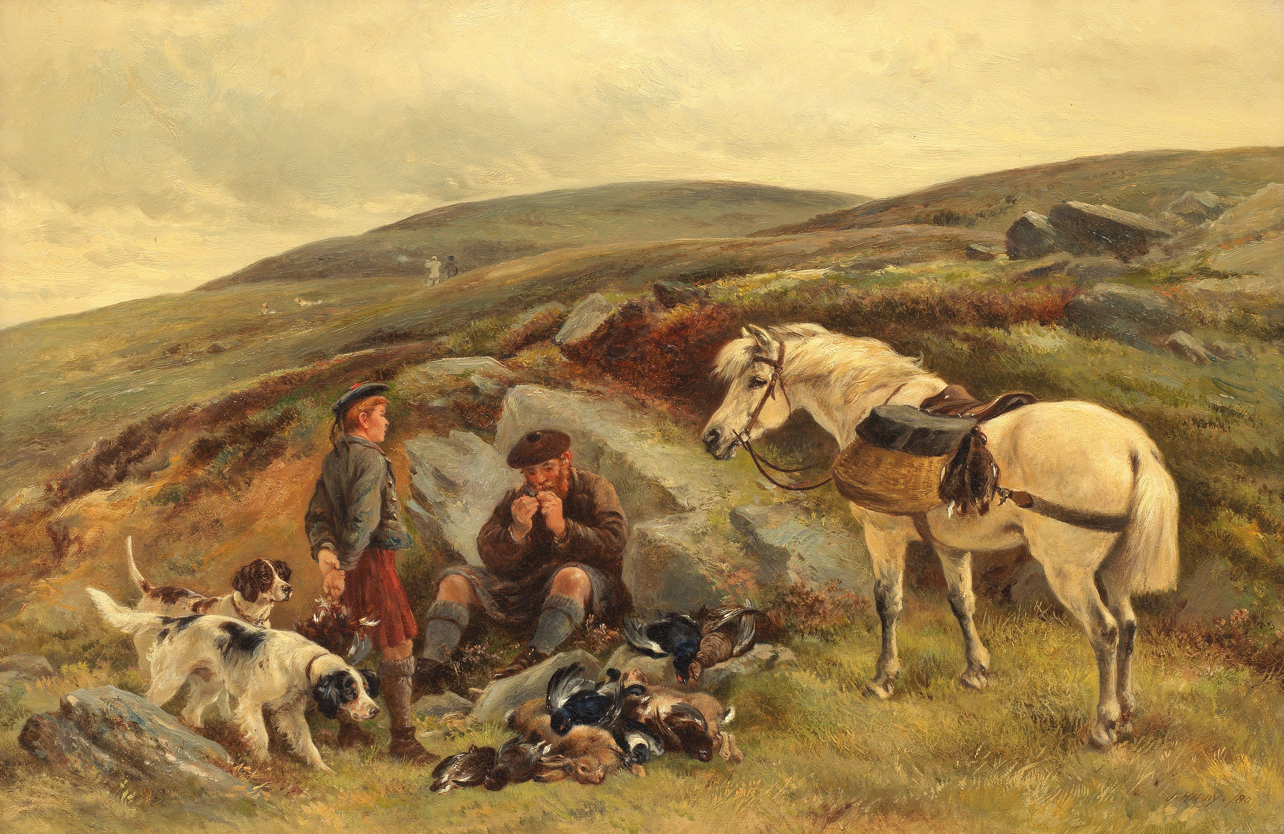 James Hardy, Jnr. - On the moors near Kinloch Rannoch