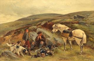 James Hardy, Jnr. - On the moors near Kinloch Rannoch