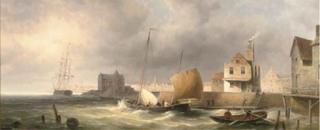 James Hardy - A Fishing Vessel Leaving The Harbour