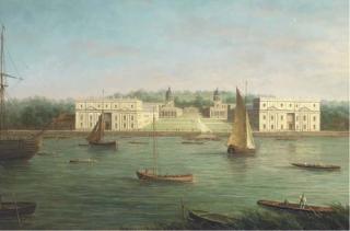 James Hardy - A view of Greenwich Naval College from across the Thames