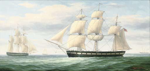 James Hardy - Merchantmen off the coast; and Another similar