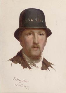 James Hayllar, R.B.A. - A Fly Fisherman