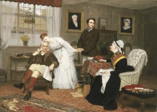 James Hayllar, R.B.A. - The Only Daughter