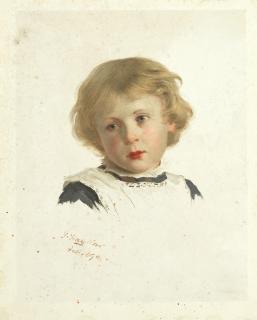 James Hayllar, RBA - Portrait Of A Child