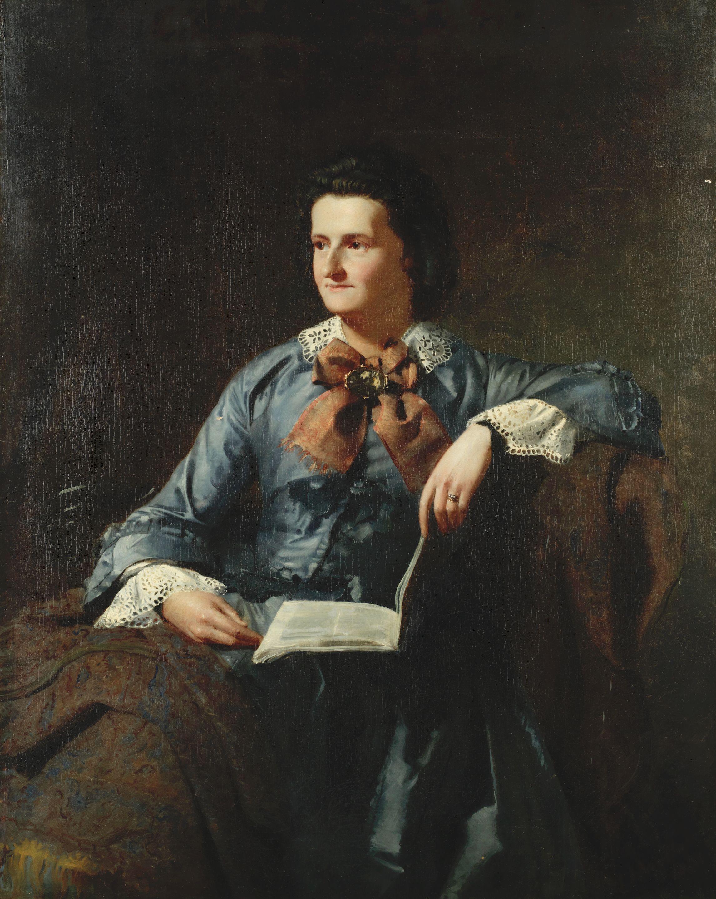 James Hayllar, RBA - Portrait of the artist\'s wife